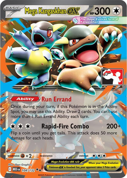 Mega Kangaskhan ex - 104/132 [Prize Pack Series Cards] 104/132