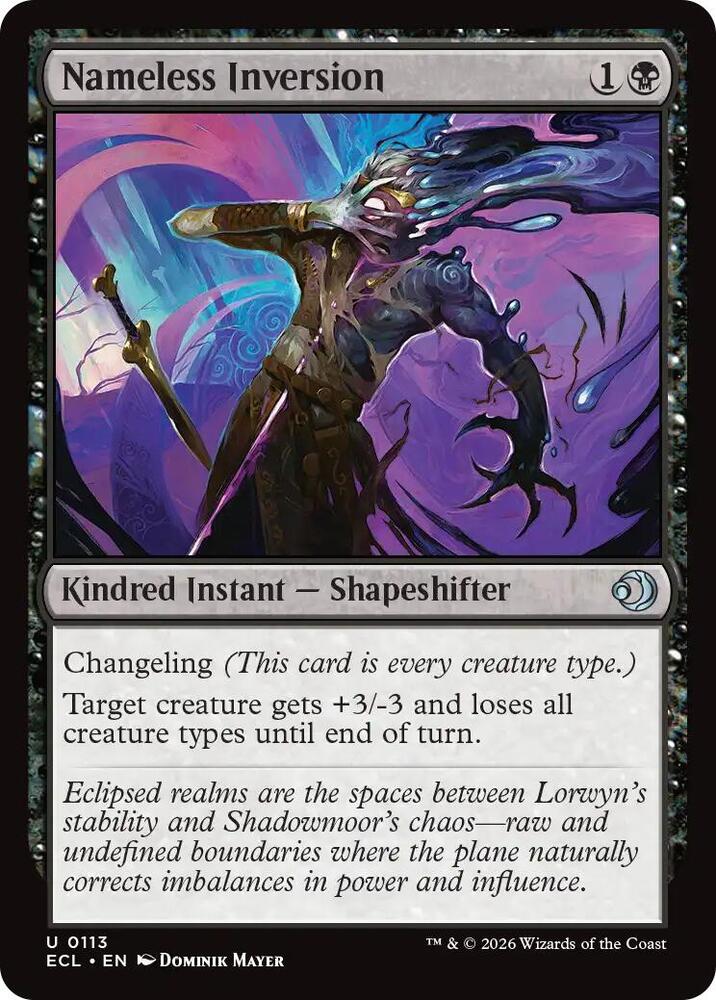 Nameless Inversion [Lorwyn Eclipsed] 113