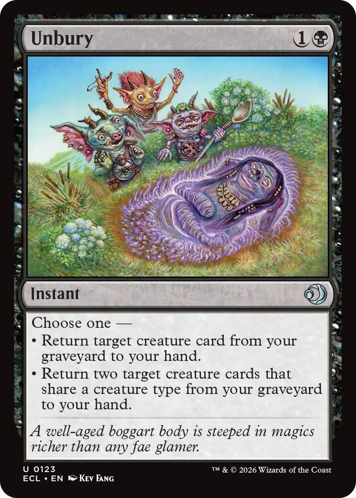 Unbury [Lorwyn Eclipsed] 123