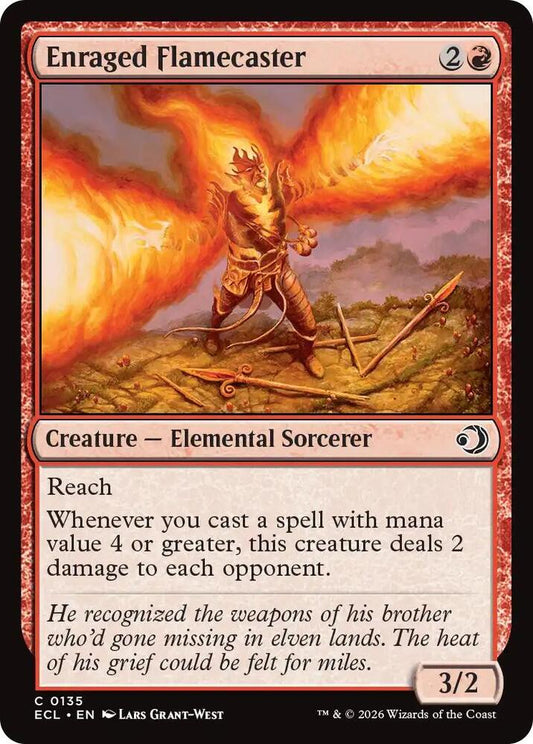 Enraged Flamecaster [Lorwyn Eclipsed] 135
