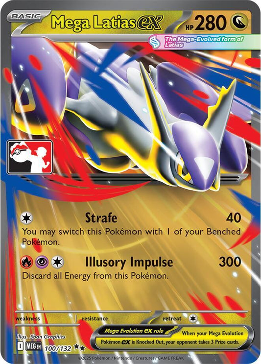 Mega Latias ex - 100/132 [Prize Pack Series Cards] 100/132