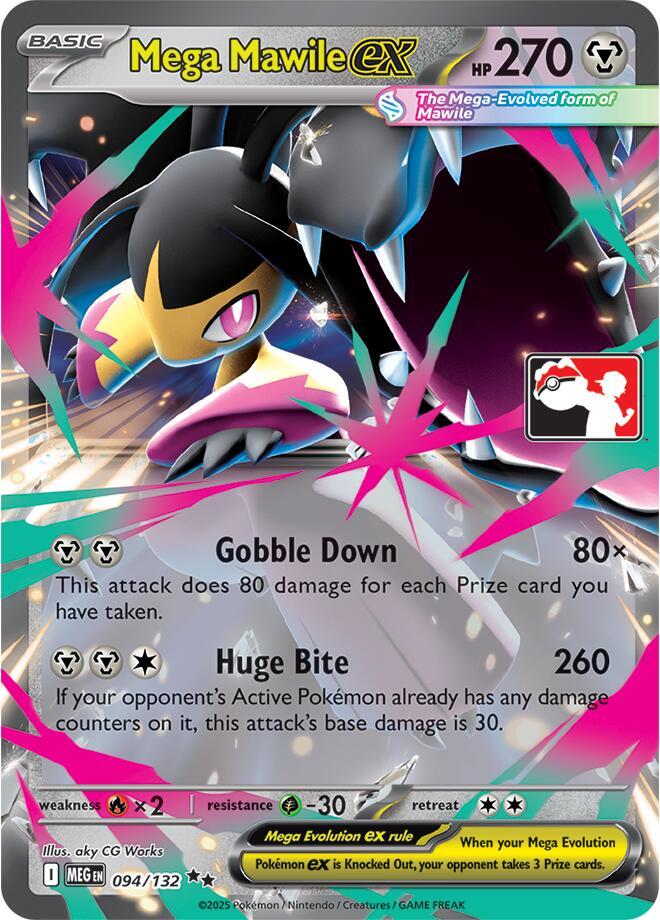 Mega Mawile ex - 094/132 [Prize Pack Series Cards] 094/132