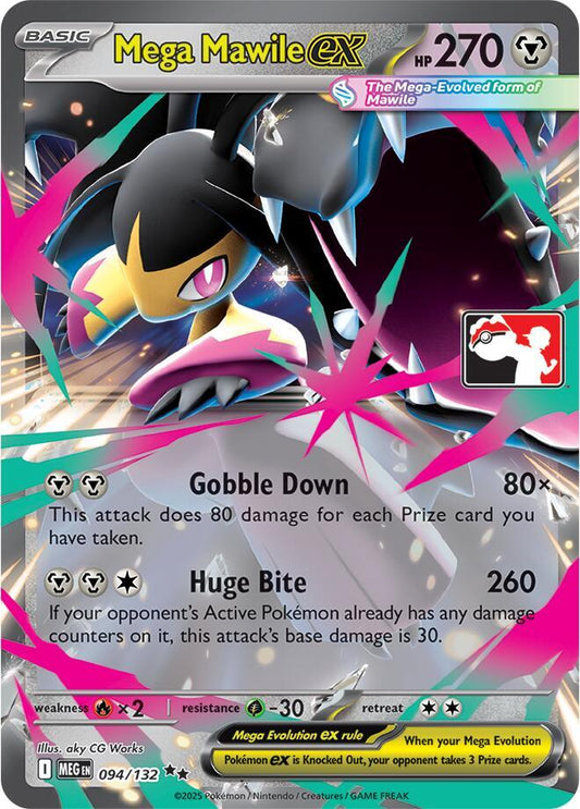 Mega Mawile ex - 094/132 [Prize Pack Series Cards] 094/132