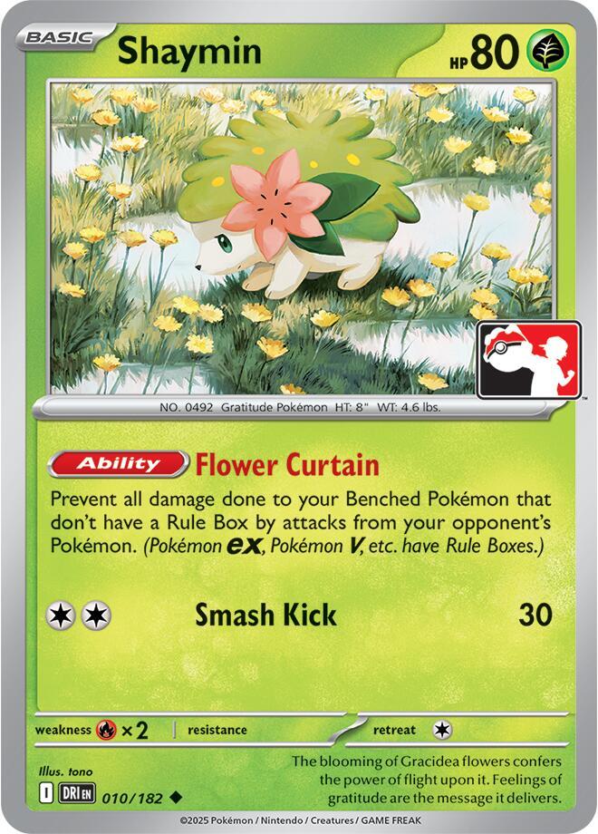 Shaymin - 010/182 [Prize Pack Series Cards] 010/182