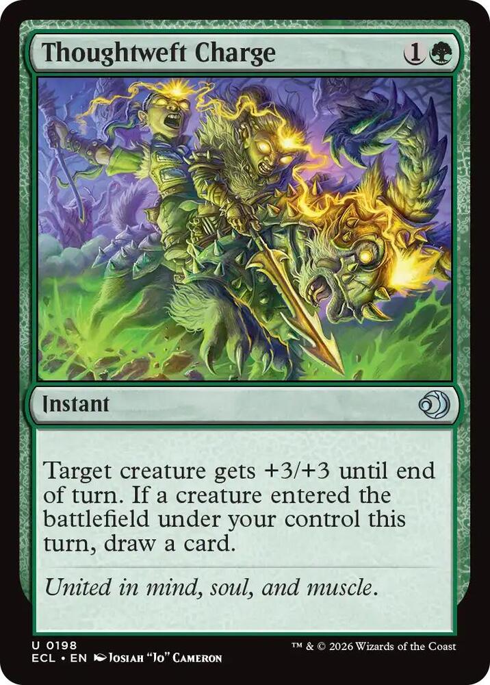 Thoughtweft Charge [Lorwyn Eclipsed] 198