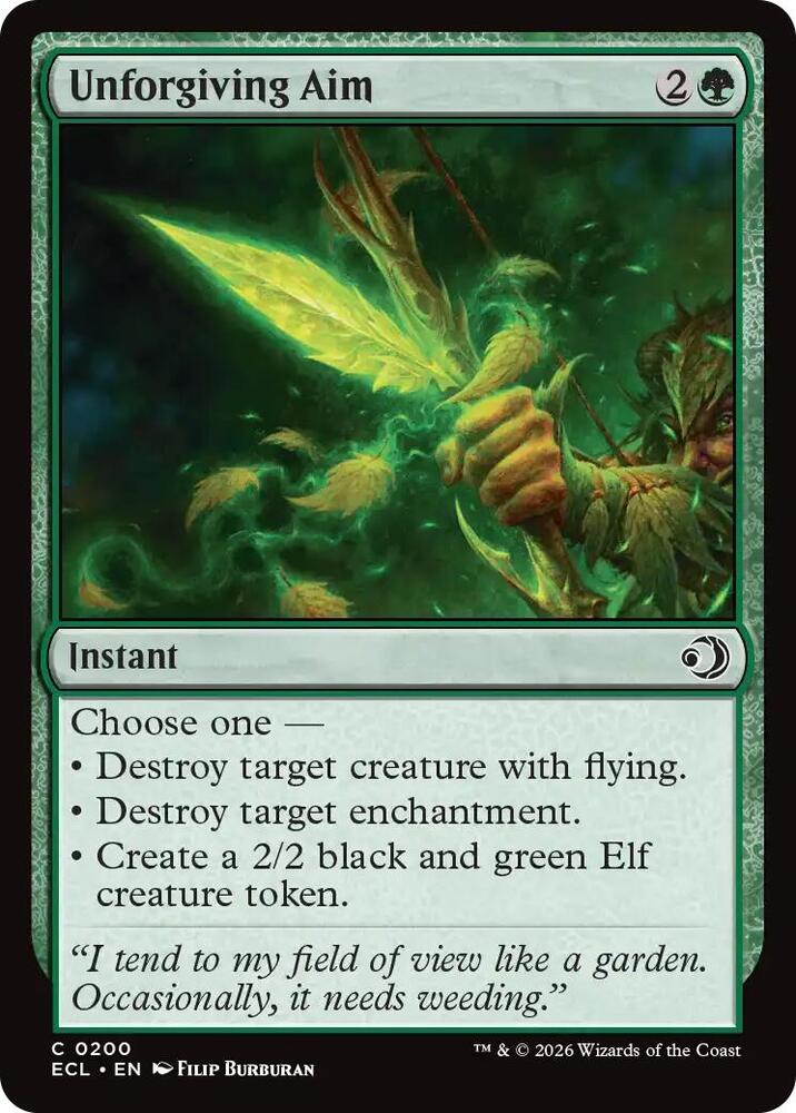 Unforgiving Aim [Lorwyn Eclipsed] 200