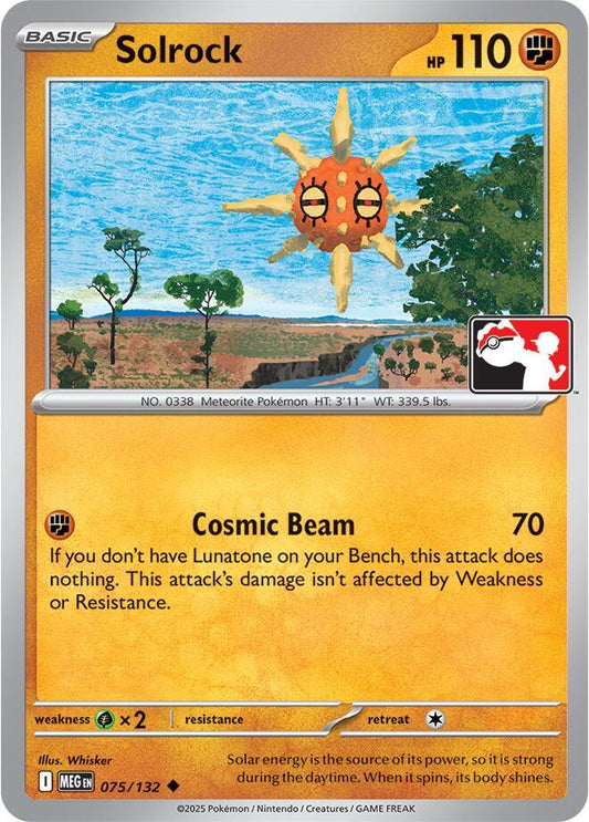 Solrock - 075/132 [Prize Pack Series Cards] 075/132