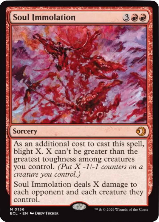Soul Immolation [Lorwyn Eclipsed] 156