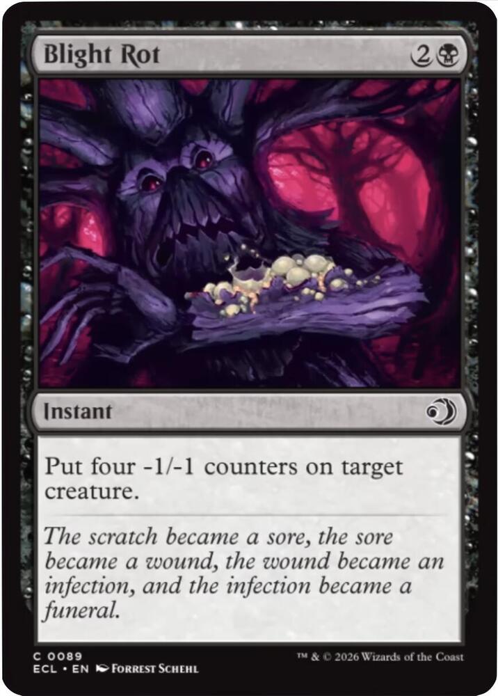 Blight Rot [Lorwyn Eclipsed] 89