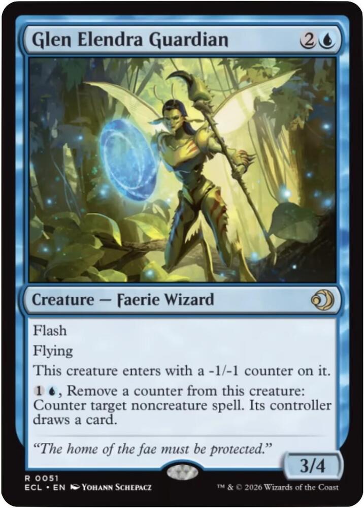 Glen Elendra Guardian [Lorwyn Eclipsed] 51