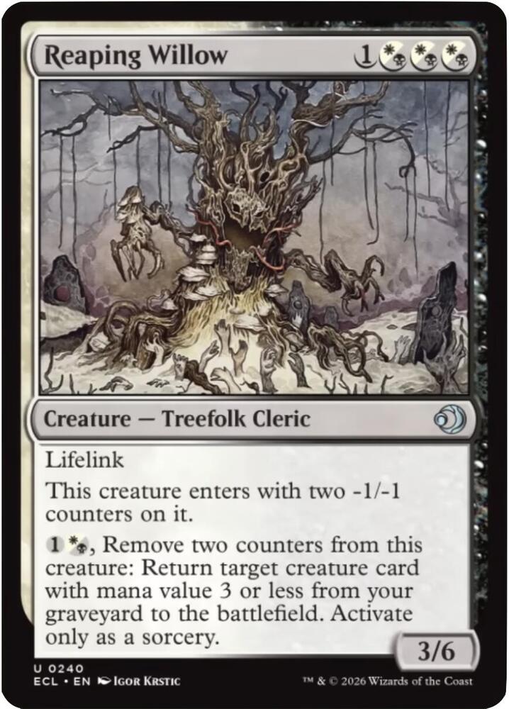 Reaping Willow [Lorwyn Eclipsed] 240
