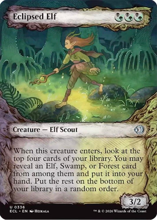 Eclipsed Elf (Showcase) [Lorwyn Eclipsed] 336