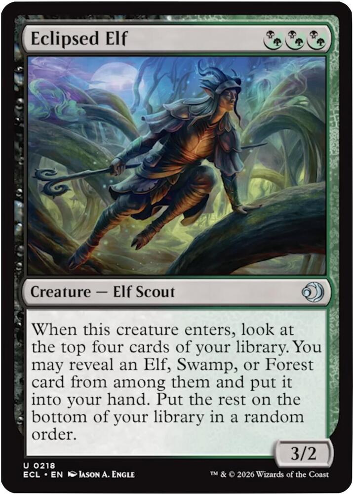 Eclipsed Elf [Lorwyn Eclipsed] 218