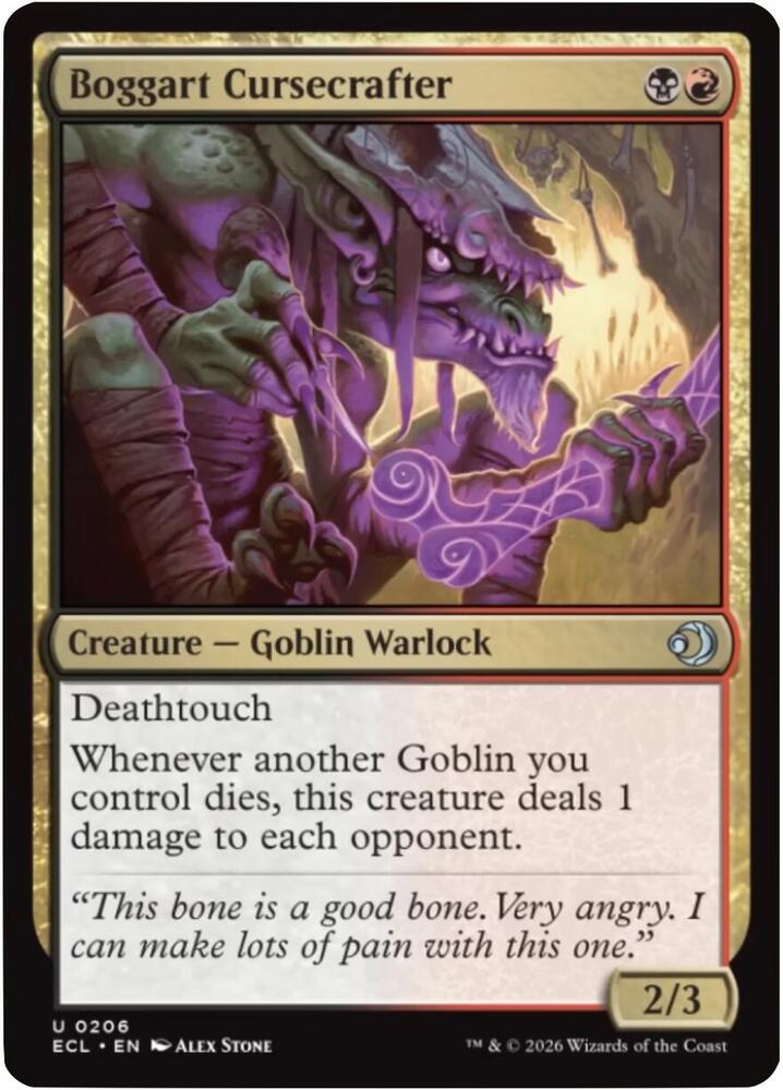 Boggart Cursecrafter [Lorwyn Eclipsed] 206
