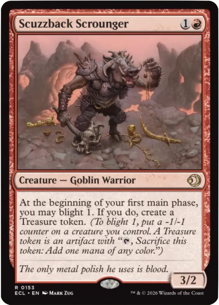 Scuzzback Scrounger [Lorwyn Eclipsed] 153