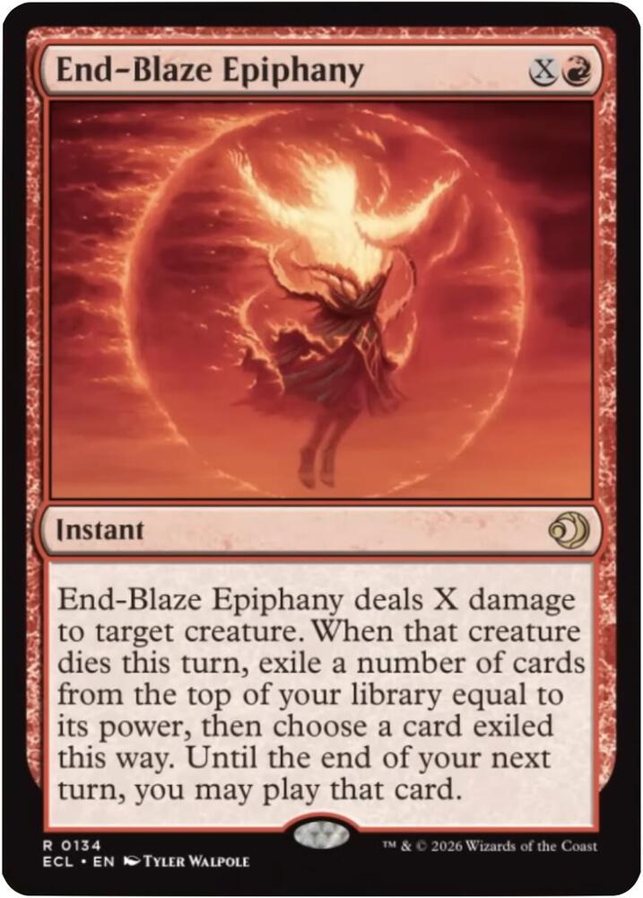 End-Blaze Epiphany [Lorwyn Eclipsed] 134