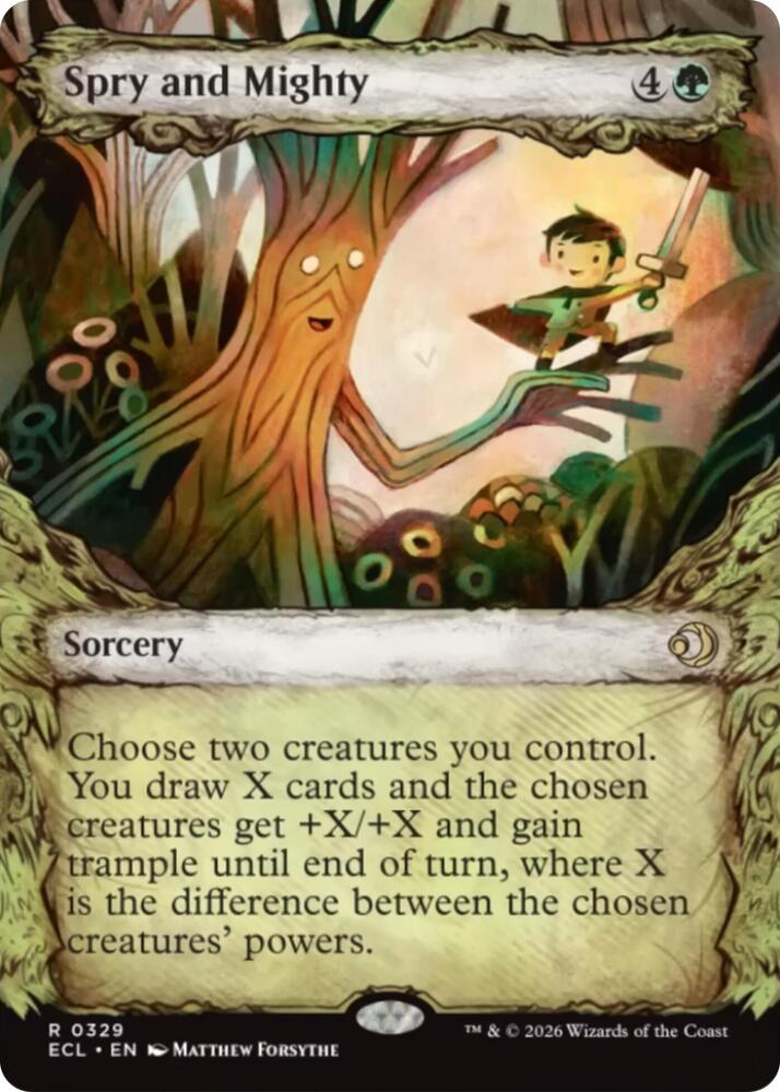 Spry and Mighty (Showcase) [Lorwyn Eclipsed] 329