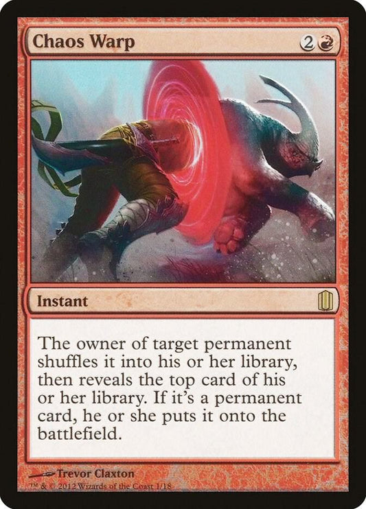 Chaos Warp [Commander's Arsenal] 1