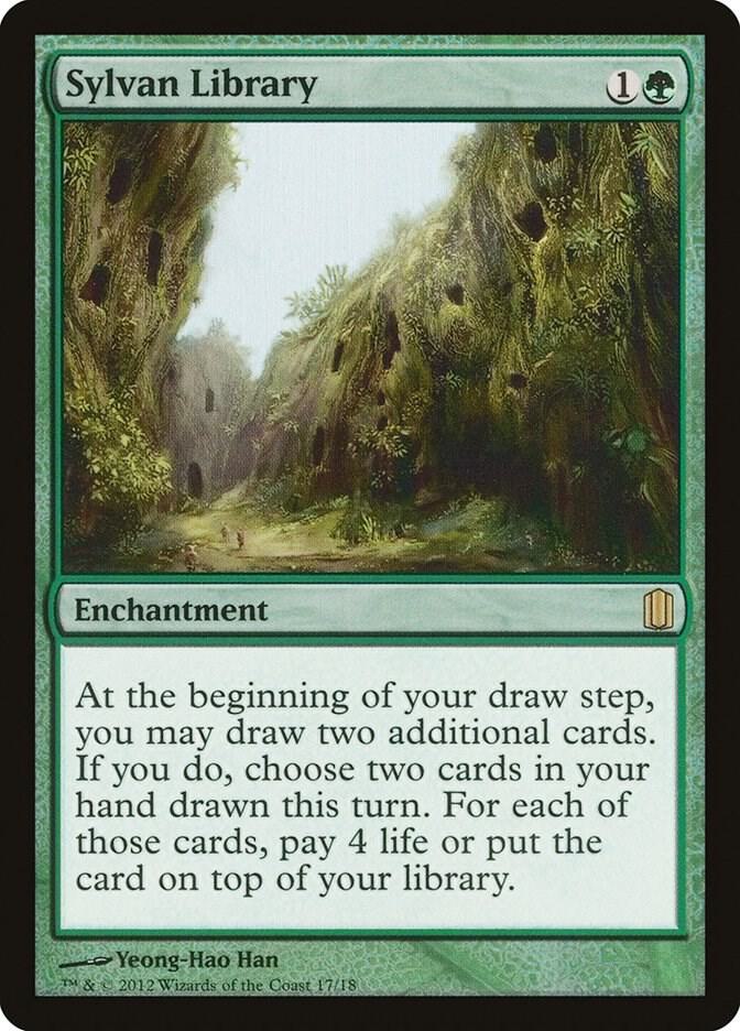 Sylvan Library [Commander's Arsenal] 17