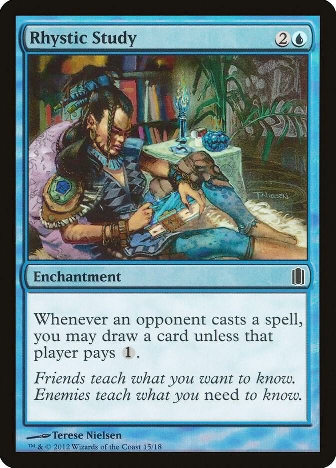 Rhystic Study [Commander's Arsenal] 15