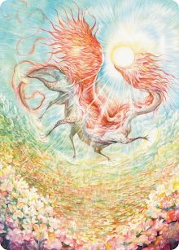 Eirdu, Carrier of Dawn Art Card [Art Series: Lorwyn Eclipsed] 30
