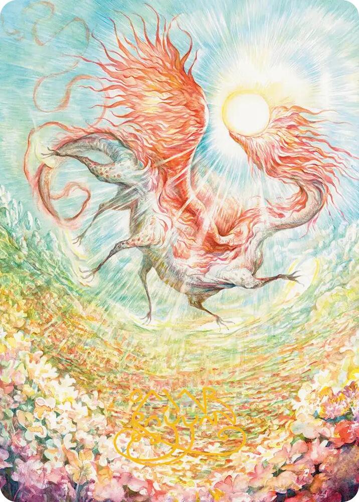 Eirdu, Carrier of Dawn Art Card (Gold-Stamped Signature) [Art Series: Lorwyn Eclipsed] 30