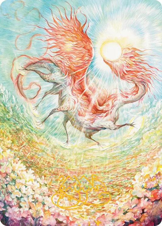 Eirdu, Carrier of Dawn Art Card (Gold-Stamped Signature) [Art Series: Lorwyn Eclipsed] 30