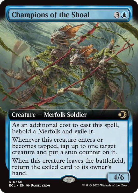 Champions of the Shoal (Extended Art) [Lorwyn Eclipsed] 356
