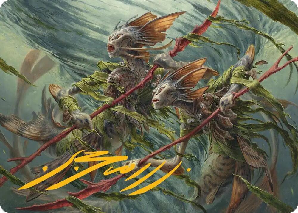 Champions of the Shoal Art Card (Gold-Stamped Signature) [Art Series: Lorwyn Eclipsed] 6