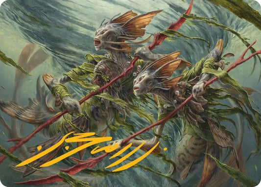 Champions of the Shoal Art Card (Gold-Stamped Signature) [Art Series: Lorwyn Eclipsed] 6