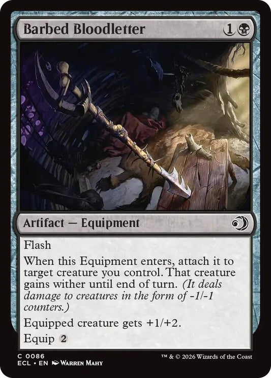 Barbed Bloodletter [Lorwyn Eclipsed] 86