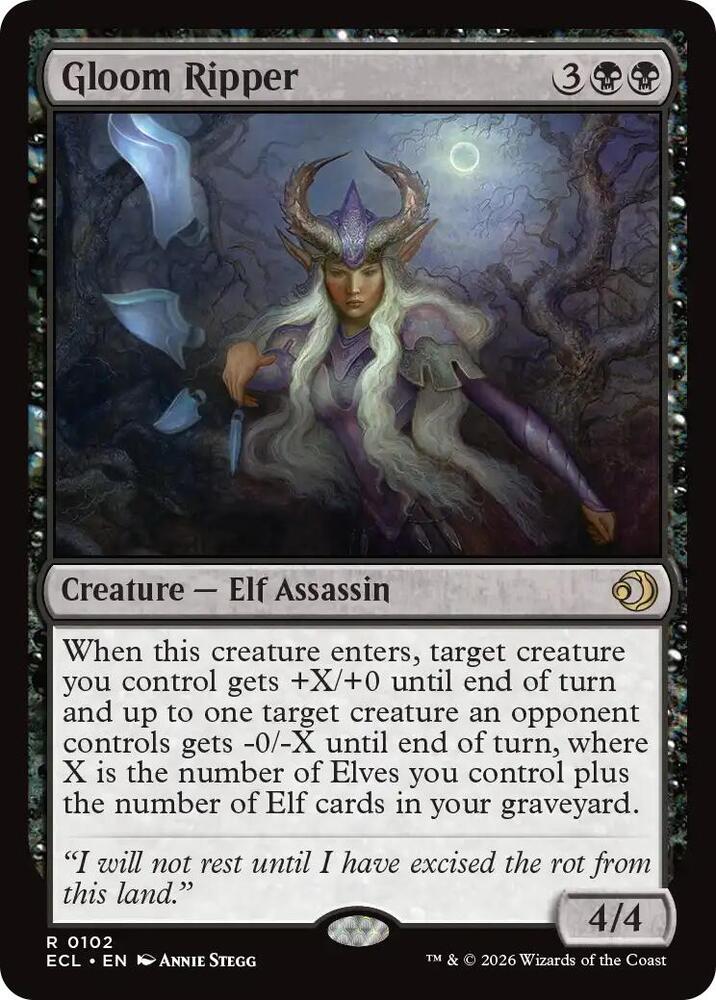 Gloom Ripper [Lorwyn Eclipsed] 102