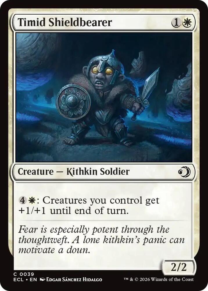 Timid Shieldbearer [Lorwyn Eclipsed] 39