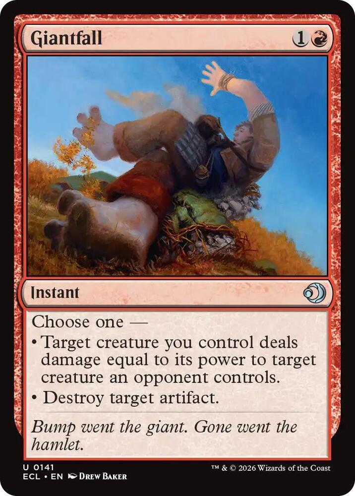 Giantfall [Lorwyn Eclipsed] 141