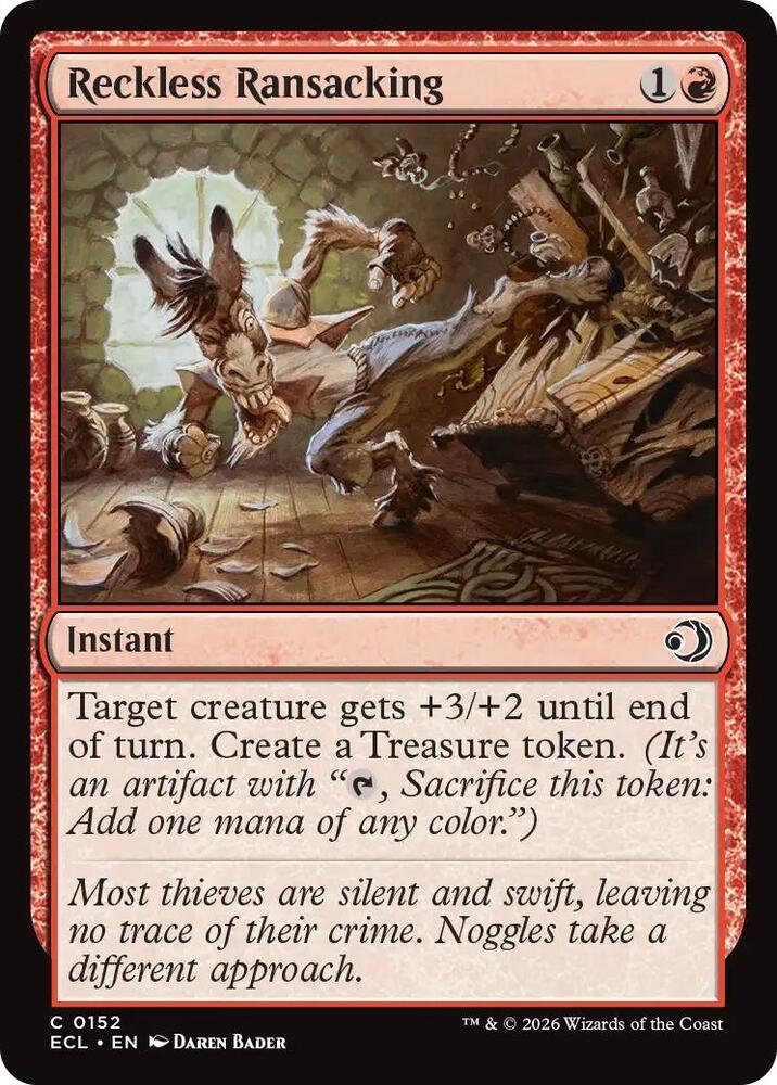 Reckless Ransacking [Lorwyn Eclipsed] 152