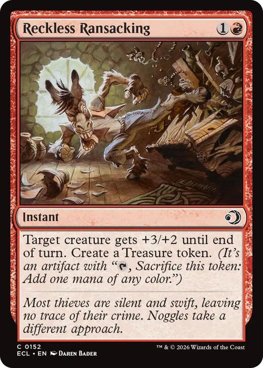 Reckless Ransacking [Lorwyn Eclipsed] 152