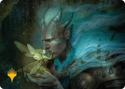 Run Away Together Art Card (Gold-Stamped Planeswalker Symbol) [Art Series: Lorwyn Eclipsed] 9