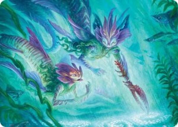 Silvergill Mentor Art Card [Art Series: Lorwyn Eclipsed] 10