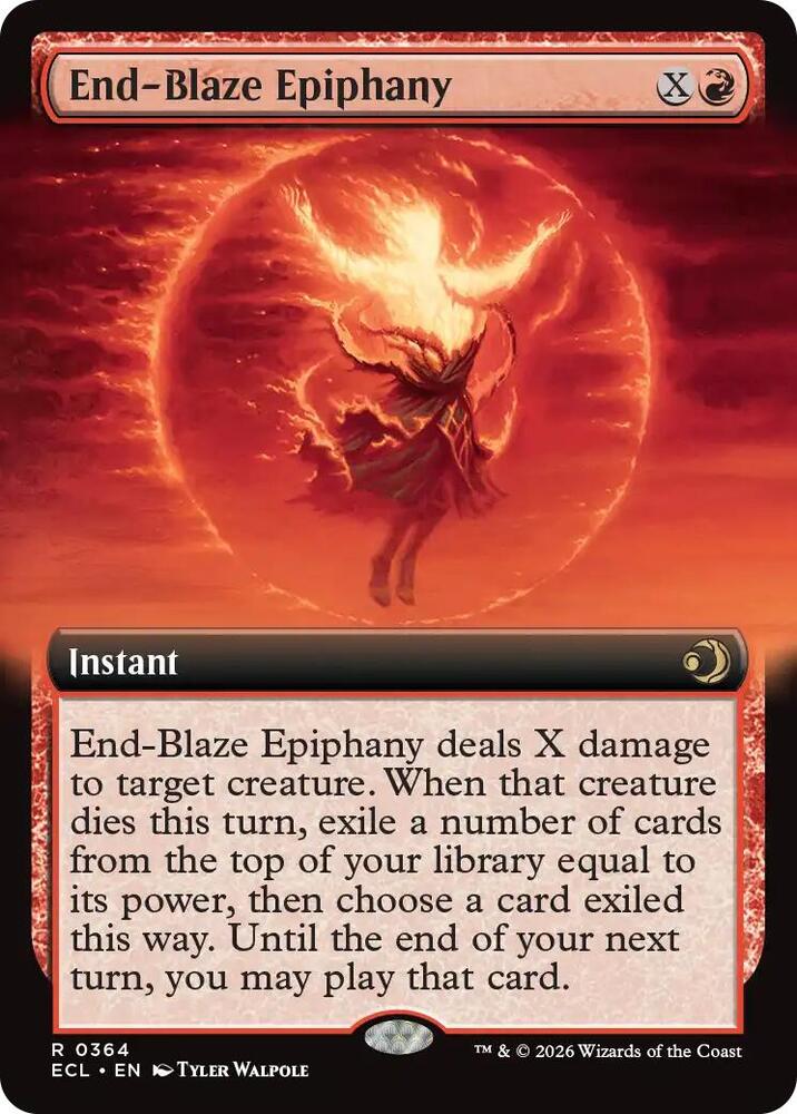 End-Blaze Epiphany (Extended Art) [Lorwyn Eclipsed] 364