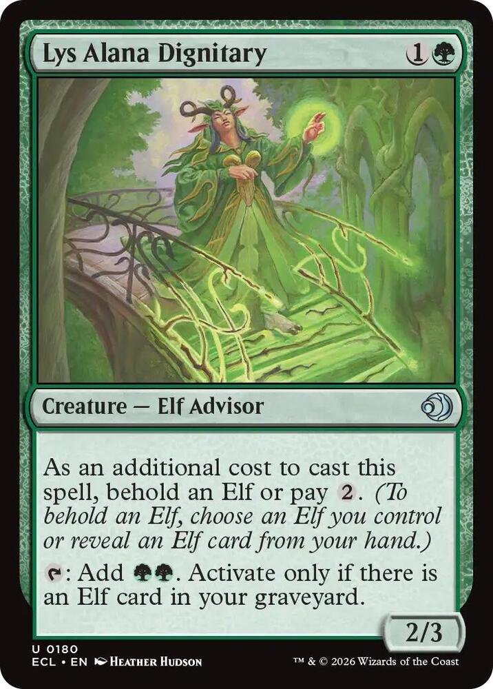 Lys Alana Dignitary [Lorwyn Eclipsed] 180