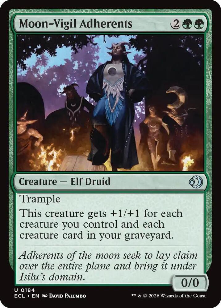 Moon-Vigil Adherents [Lorwyn Eclipsed] 184