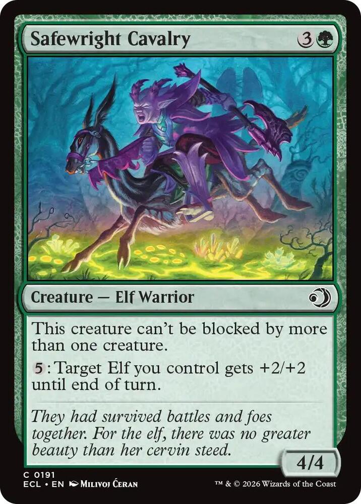 Safewright Cavalry [Lorwyn Eclipsed] 191