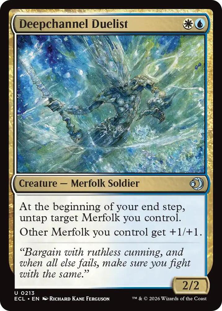 Deepchannel Duelist [Lorwyn Eclipsed] 213