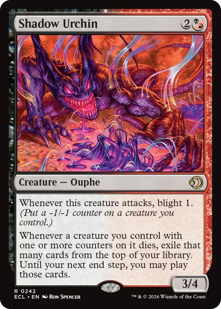 Shadow Urchin [Lorwyn Eclipsed] 242