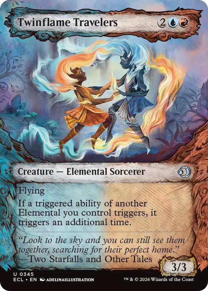 Twinflame Travelers (Showcase) [Lorwyn Eclipsed] 345