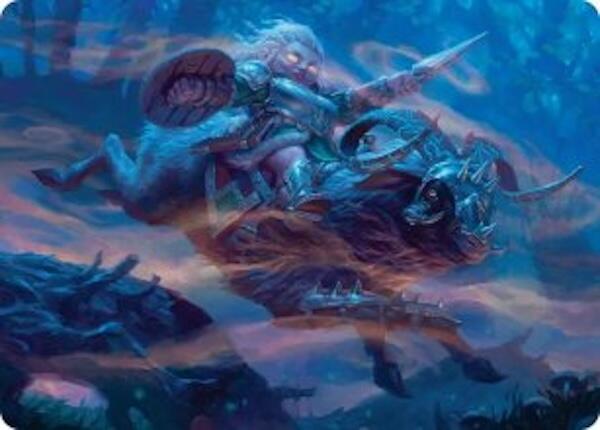Bristlebane Outrider Art Card [Art Series: Lorwyn Eclipsed] 18
