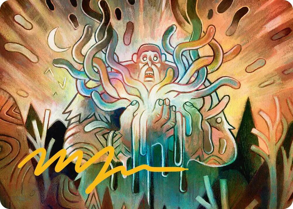 Aurora Awakener Art Card (40/54) (Gold-Stamped Signature) [Art Series: Lorwyn Eclipsed] 40