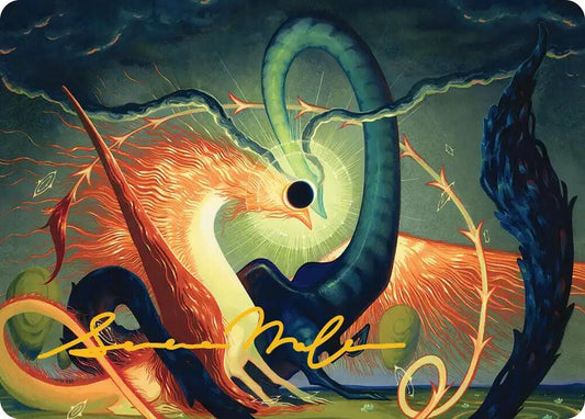 Celestial Reunion Art Card (42/54) (Gold-Stamped Signature) [Art Series: Lorwyn Eclipsed] 42