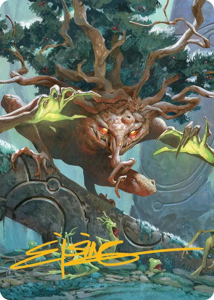Ferrafor, Young Yew Art Card (Gold-Stamped Signature) [Art Series: Lorwyn Eclipsed] 47