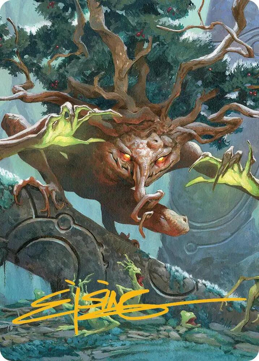 Ferrafor, Young Yew Art Card (Gold-Stamped Signature) [Art Series: Lorwyn Eclipsed] 47